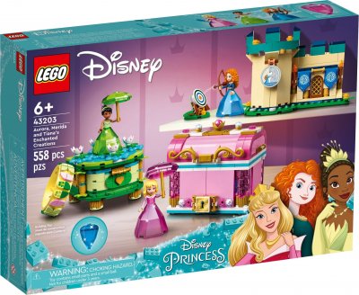 LEGO Disney Aurora, Merida och Tianas förtrollade skapelser 43203