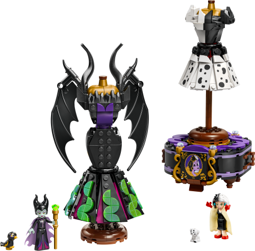 LEGO Disney Maleficents och Cruella De Vils klänningar 43262