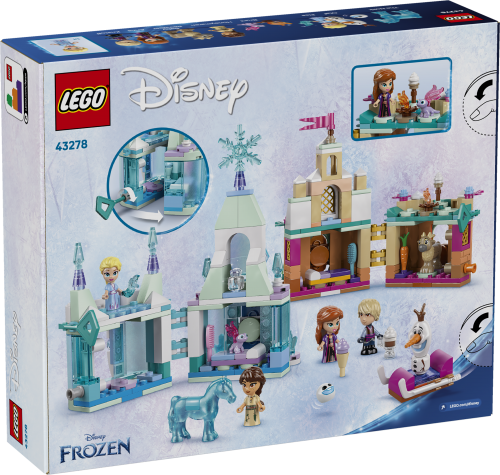 LEGO Disney Arendals slott och Elsas ispalats i miniformat 43278