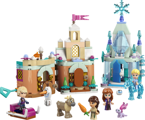 LEGO Disney Arendals slott och Elsas ispalats i miniformat 43278