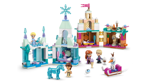 LEGO Disney Arendals slott och Elsas ispalats i miniformat 43278