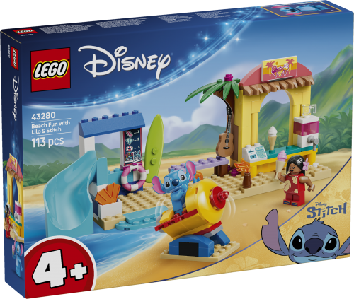 LEGO Disney 4+ Skoj på stranden med Lilo och Stitch 43280