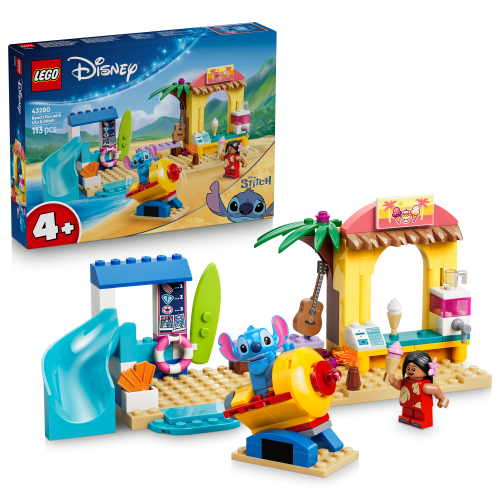 LEGO Disney 4+ Skoj på stranden med Lilo och Stitch 43280