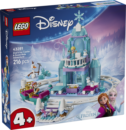 LEGO Disney 4+ Elsas ispalats och snöäventyr 43281
