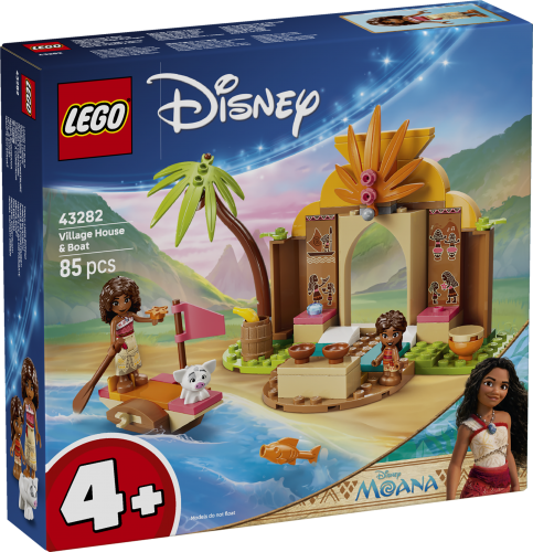 LEGO Disney 4+ Byhus och båt 43282