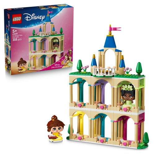 LEGO Disney Belle och Tiana med slott i miniformat 43291