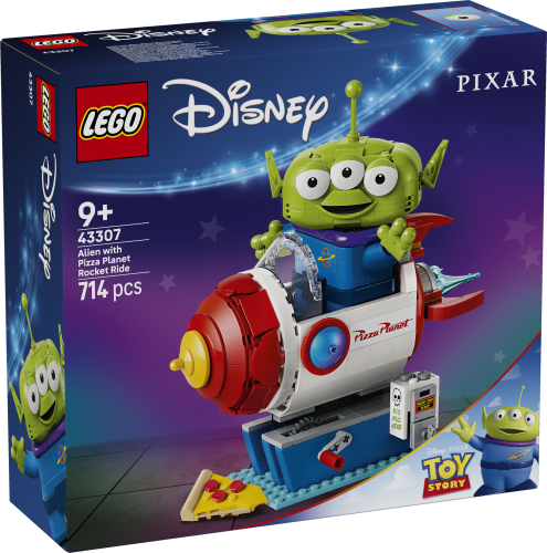LEGO Disney Utomjording med Pizza Planet-raket 43307