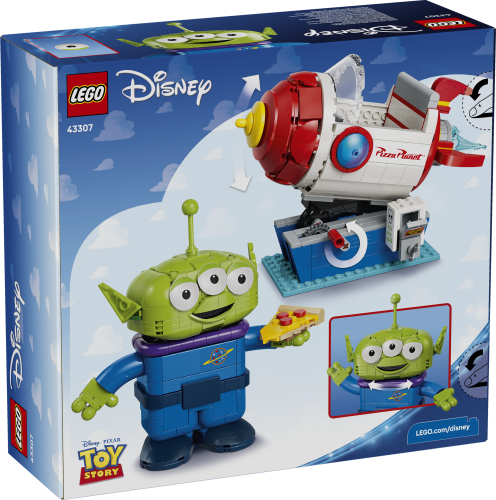 LEGO Disney Utomjording med Pizza Planet-raket 43307