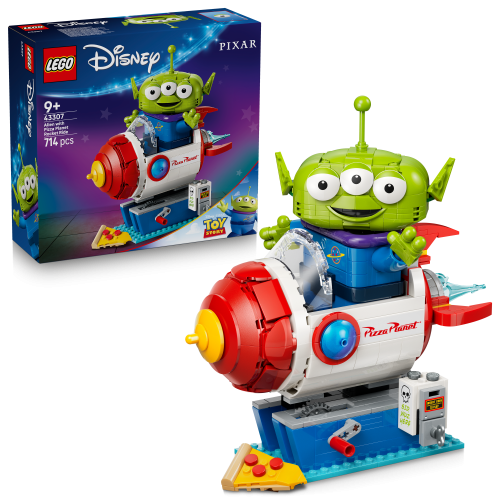 LEGO Disney Utomjording med Pizza Planet-raket 43307