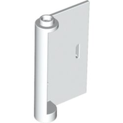 LEGO Right Door W. Knob Hinge 1x3x4 Vit R1087-4506667