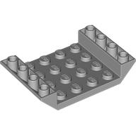 LEGO Roof Tile Inv. 4x6 3xØ4.9 Ljusgrå 4549997-B3144
