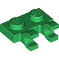 LEGO Plate 1×2 With Holder grön 4556159-B549