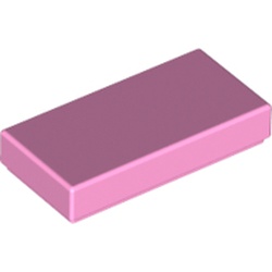 LEGO Flat Tile 1x2 Rosa 4580010-B2523 | Lego | Bra Leksaker
