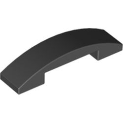 LEGO Plate W. Bow 1x4x2/3 Svart 4613153-B2179 | Lego | Bra Leksaker