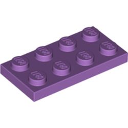 LEGO Plate 2x4 Medium Lavender B3345-4619516 | Lego | Bra Leksaker