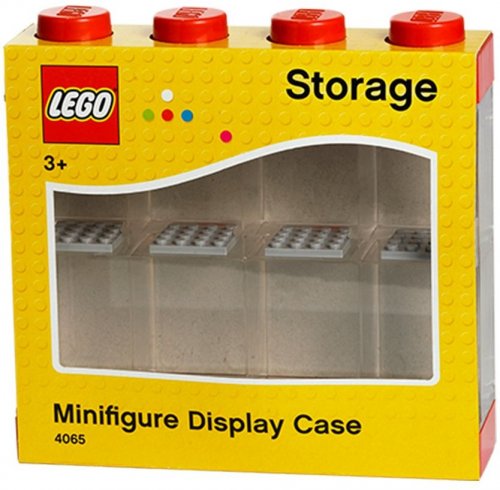 LEGO Minifigure Display Case 8 Röd 40650001