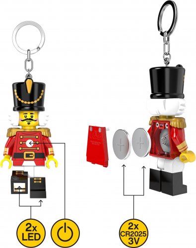 LEGO Nyckelring med lampa Nötknäppare 5008989