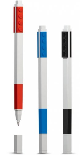 LEGO STATIONERY Gel pens, 3 pack, red, blue, black 51513