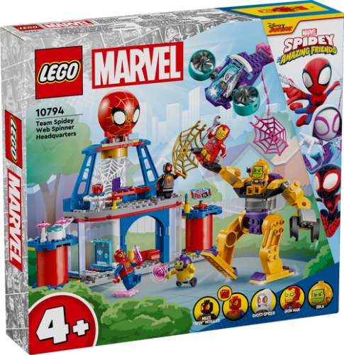 LEGO Super Heroes 4+ Team Spideys näthögkvarter 10794