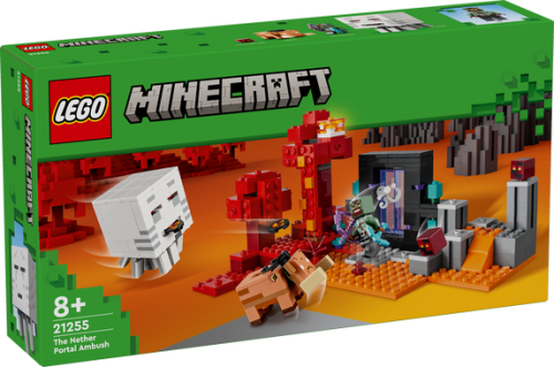 LEGO Minecraft Attack vid Nether portalen 21255