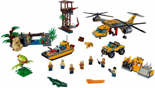 LEGO City Jungle Air Drop Helicopter 60162