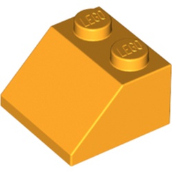 LEGO Roof Tile 2x2/45° Ljusorange 6020181-B2905 | Lego | Bra Leksaker