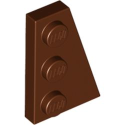 LEGO Right Plate 2x3 W. Angle R&ouml;dbrun B0045-6021336