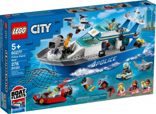 LEGO City Polispatrullbåt 60277