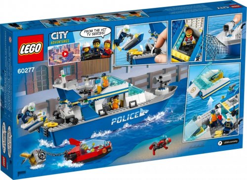 LEGO City Polispatrullbåt 60277
