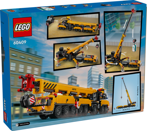 LEGO City Gul mobil byggkran 60409