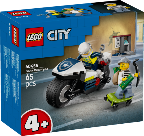 LEGO City 4+ Polisens motorcykeljakt 60455