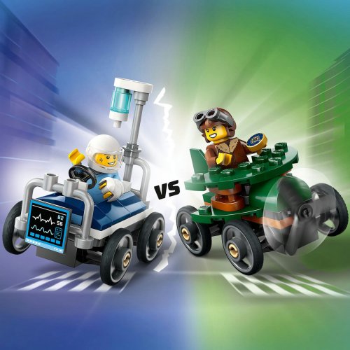 LEGO City Flygplan mot sjukhussäng racingpaket 60459