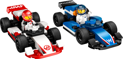 LEGO City 4+ F1 Williams Racing och Haas F1 racerbilar 60464