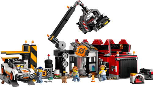 LEGO City Skrotupplag med bilar 60472