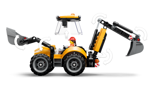 LEGO City Gul grävlastare 60480