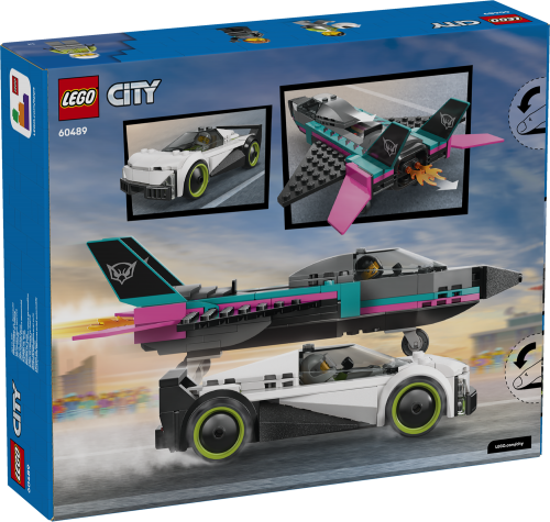 LEGO City Jetplan mot bil 60489