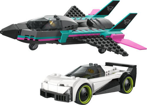 LEGO City Jetplan mot bil 60489