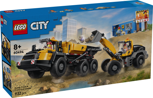 LEGO City Dumper och frontlastare 60494