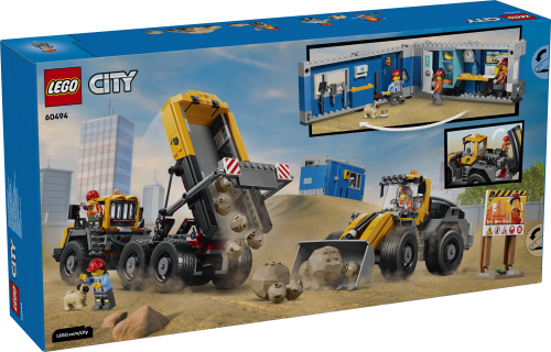 LEGO City Dumper och frontlastare 60494