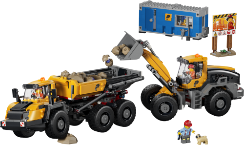 LEGO City Dumper och frontlastare 60494