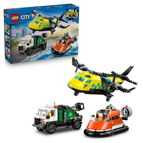 LEGO City Flygplan, servicebil och svävare 60505