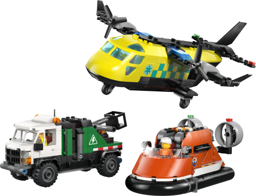 LEGO City Flygplan, servicebil och svävare 60505