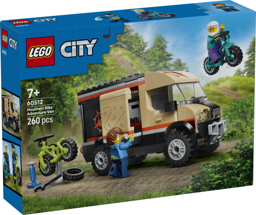 LEGO City Äventyrsbil med mountainbikes 60512