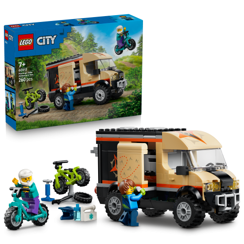 LEGO City Äventyrsbil med mountainbikes 60512