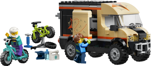 LEGO City Äventyrsbil med mountainbikes 60512