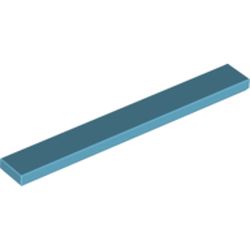 LEGO Flat Tile 1x8 Medium Azur B0799-6078339