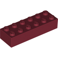 LEGO Brick 2x6 mörkröd 6089268-B1038