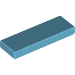 LEGO Flat Tile 1x3 Medium Azur 6097492-B2609 | Lego | Bra Leksaker