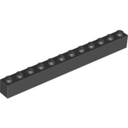 LEGO Brick 1x12 Svart 611226-B2539 | Lego | Bra Leksaker