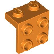 LEGO Angle Plate 1x2/2x2 Orange B3524-6117969